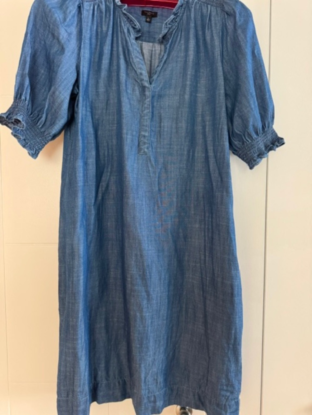 TALBOTS Denim Shirtdress - Size L (petite)